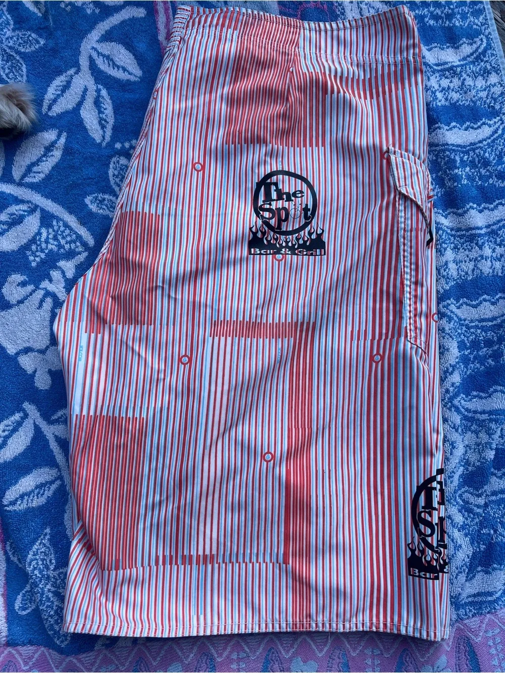Volcom Red Stripe Men’s Board Shorts - The Spot Bar and Grill Sheboygan, WI